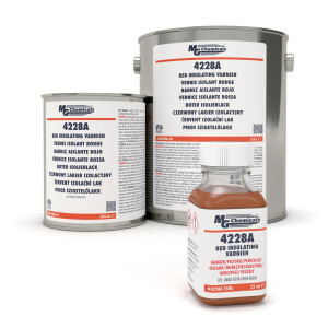 Barniz rojo eléctricamente aislante para transformadores y devanados Red Insulating Varnish 4228A MG Chemicals 