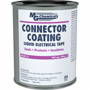 Revestimiento protector de poliuretano Revestimiento de conectores para conectores / conectores eléctricos (cinta líquida) 4229 MG Chemicals
